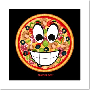 Happy Pizza Posters and Art